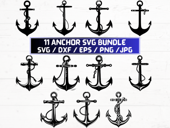 Anchor Clipart for Crafts and Graphics