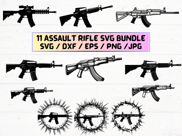 Assault Rifle SVG File Review