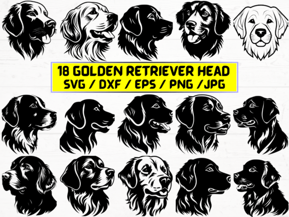 Golden Retriever Head SVG Review