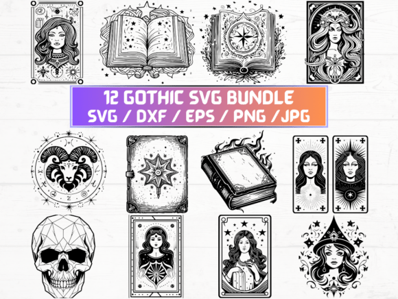 Gothic Graphics for Crafts & Design Projects
