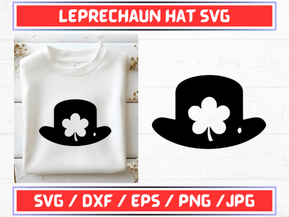 Leprechaun Hat SVG: Graphics for Crafts & Content