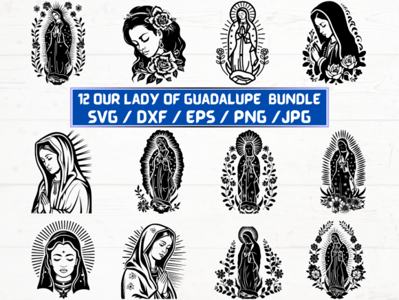 Our Lady of Guadalupe Laser Engraving: A Graphic Asset for Crafts and Branding