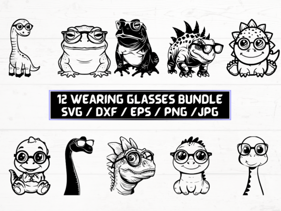 Wearing Glasses Graphics for Creative Publishers